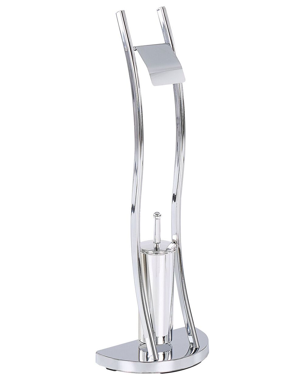 Toilet Roll and Brush Holder SOACHA Metal Silver