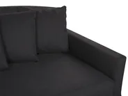 3-istuttavan sohvan päällinen GILJA Musta_792598