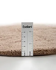 Kids Rug HODKA  Light Brown 80 x 120 cm Cotton with Cushion_1154990