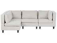 Moduulikulmasohva 4-istuttava UNSTAD Kangas Vaaleanbeige Oikea_925282