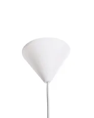 Pendellampa MECUMBURA Metall Vit/ Beige_1027253