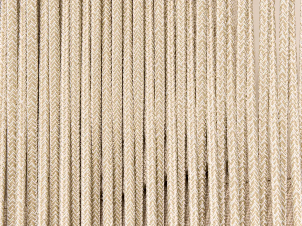 Trädgårdssoffgrupp med bord 5-sits MURATO Metall Beige_1023513