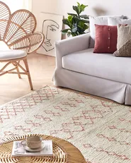 Matta BUXAR Beige 160 x 230 cm Bomull_839298