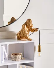 Table Lamp Gorilla HARAMBE Gold_1003442