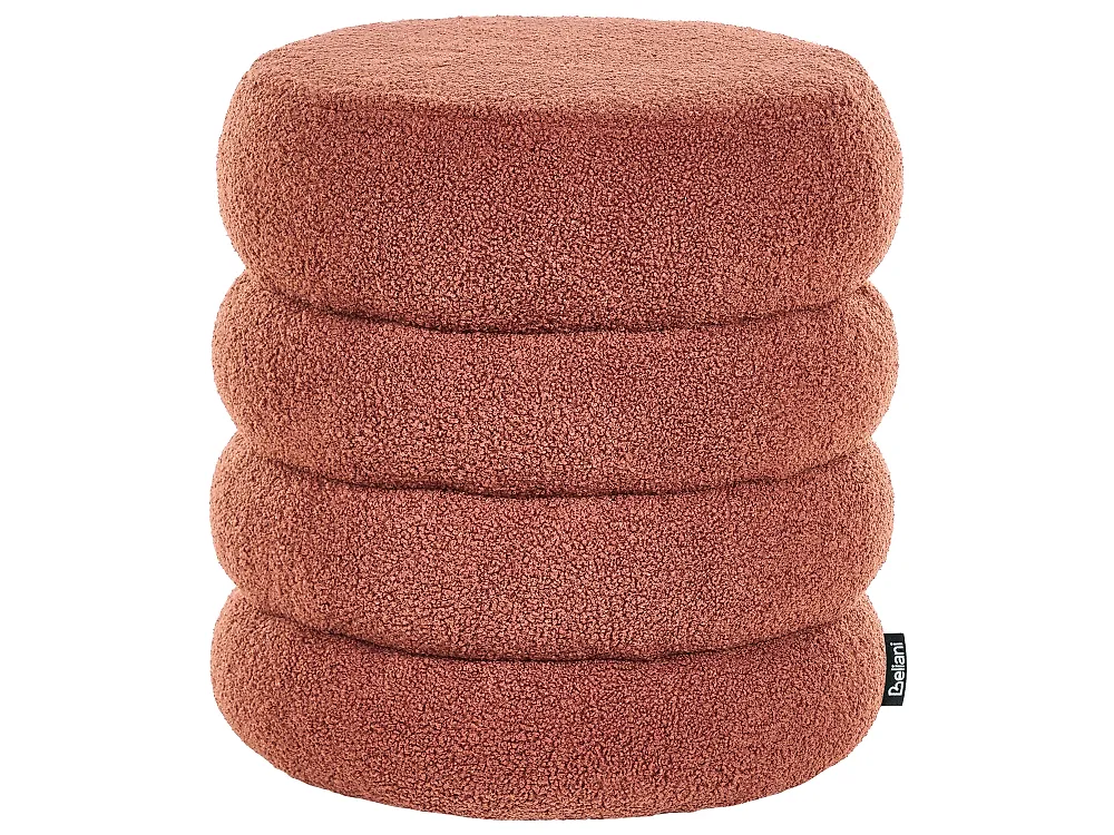 Pouffe SUMPTER Boucle Golden Brown_1176546