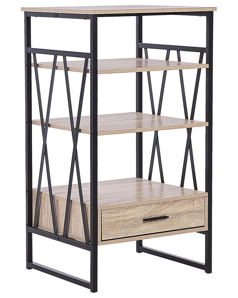 Hyllykkö 3 tasoa KEENE 101 cm Vaaleanruskea