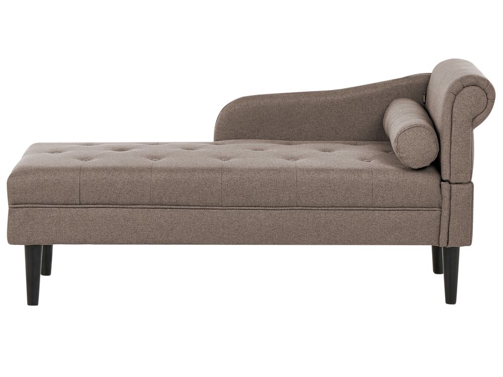 Högervänd schäslong YVOIRE Taupe