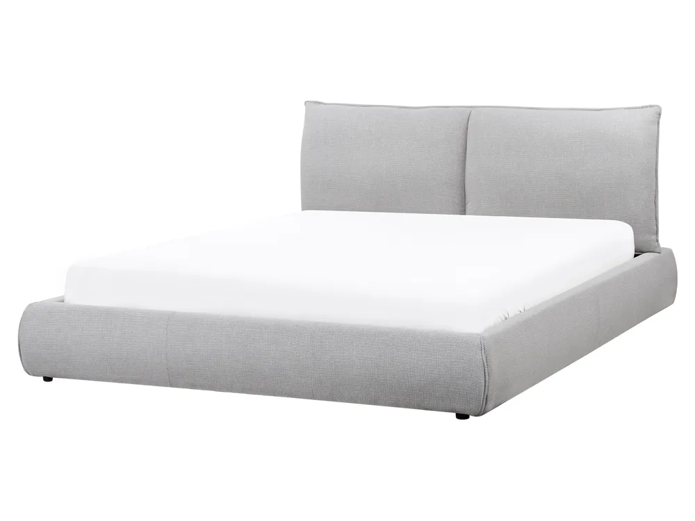 Bed Fabric VINAY 160 x 200 cm (EU King Size) Light Grey
