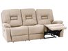 Manuell reclinersoffa 3-sits BERGEN Beige