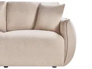 Modulsoffa 2-sits MESNALI Bouclé Beige_1046383