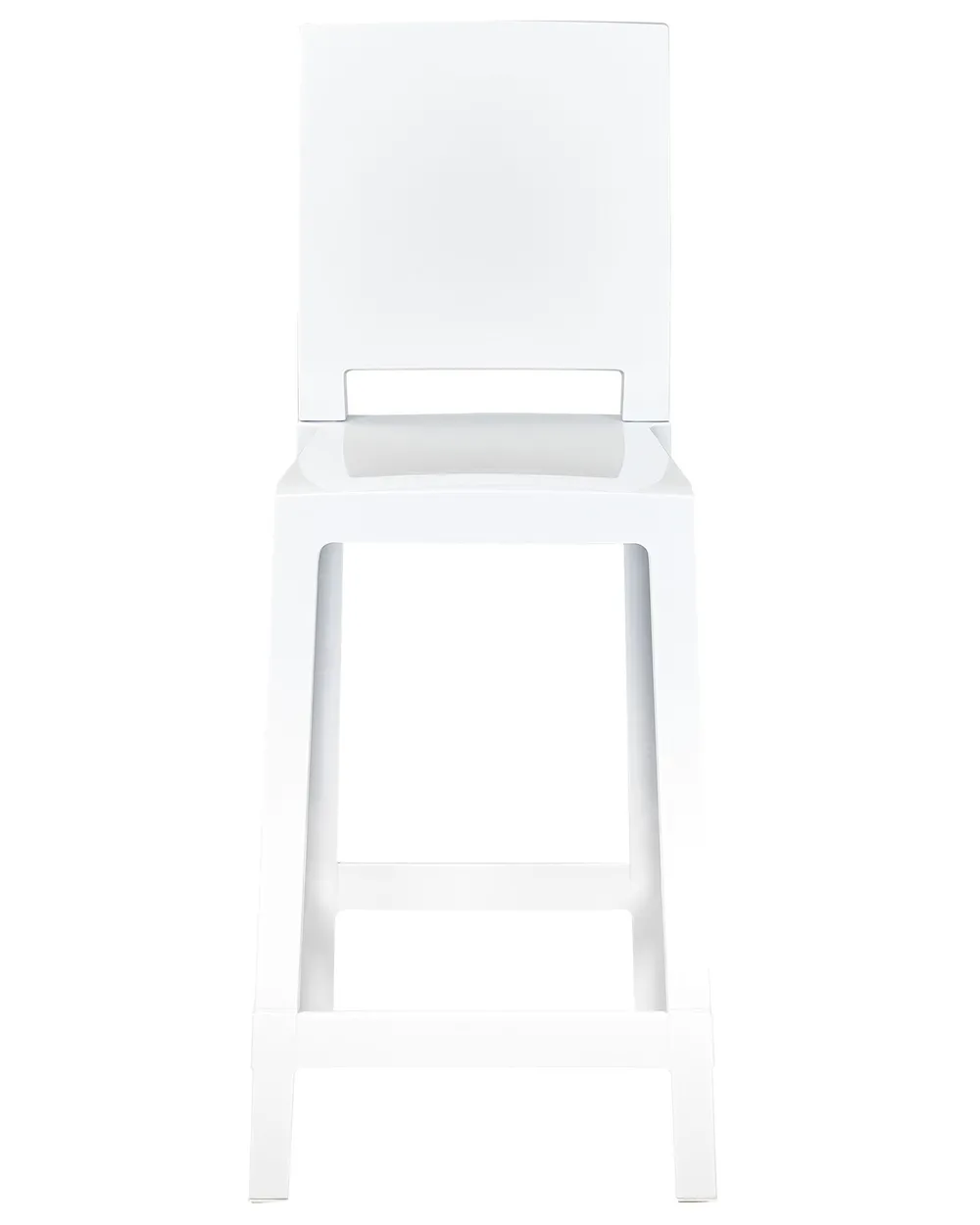 Set of 2 Bar Chairs WELLINGTON White_884220