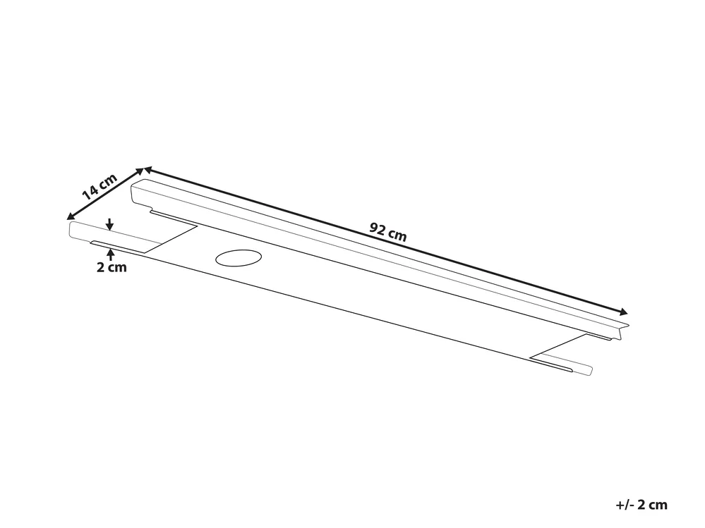 Cable Tray for Electric Adjustable Desk TRACIE Black_902199