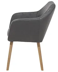Dining Chair YORKVILLE Faux Leather Grey_693070