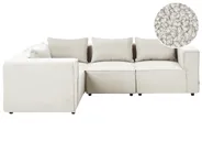 Modular Corner Sofa 4 Seater AXEBO Boucle Off-White Right Hand_1075534