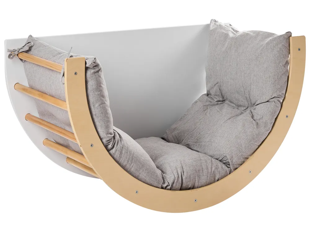 Multifunctional Climbing Arch NIMBIN Pine Wood Light Brown Montessori