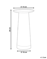 Flower Vase MANNA 26 cm Glass Transparent_838057