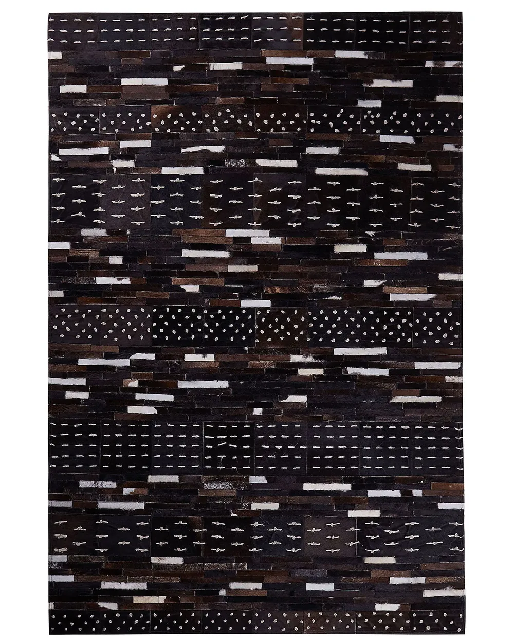 Rug AKSEKI Dark Brown 160 x 230 cm Leather_764606