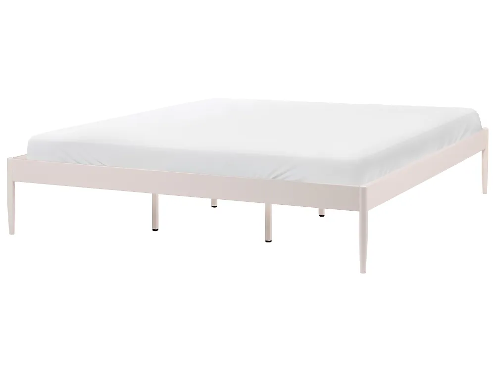Sänky Metalli VAURS 180 x 200 cm Vaaleanbeige