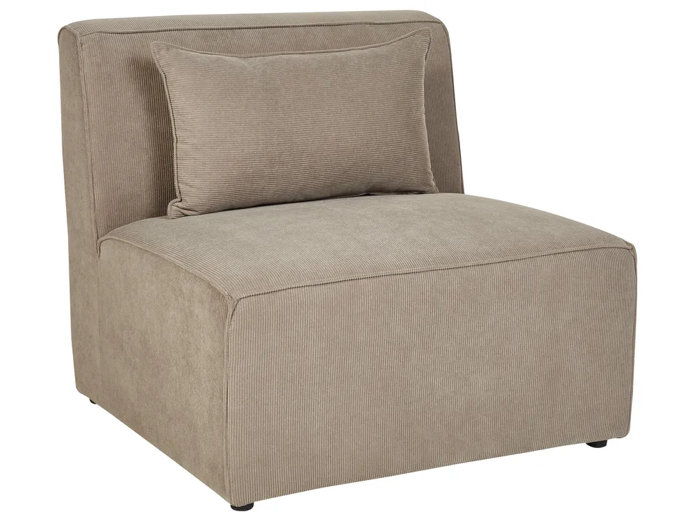 1-Seat Section LEMVIG Corduroy Taupe_876026