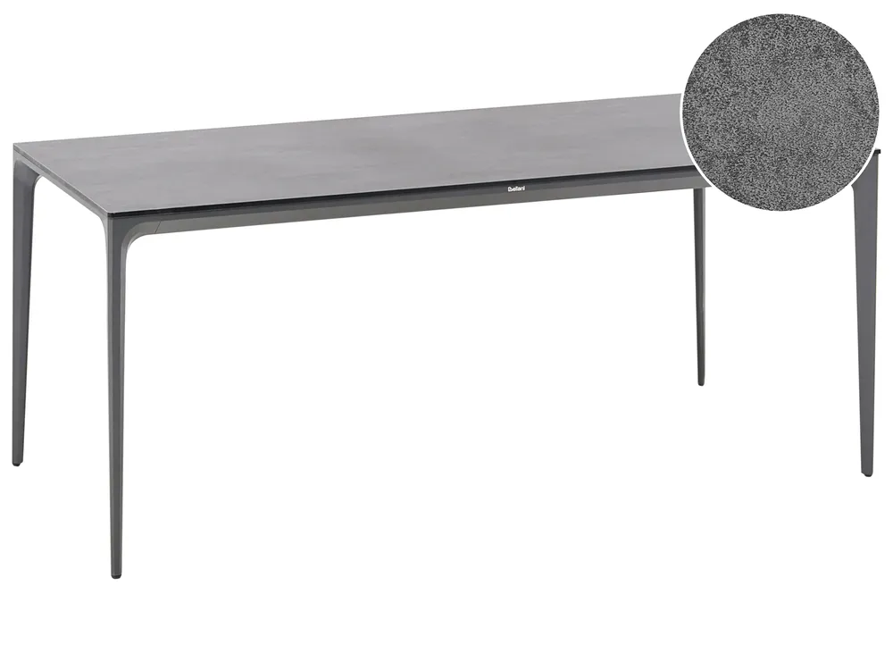 Konferansebord SOVARETO 90 cm 180 cm Mørkegrå