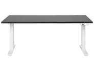 Elektriskt höj- och sänkbart skrivbord DESTINES 160 cm 72 cm Svart/ Vit_899367