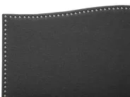 Bed Fabric MONTPELLIER 180 x 200 cm (EU Super King) Dark Grey_708985