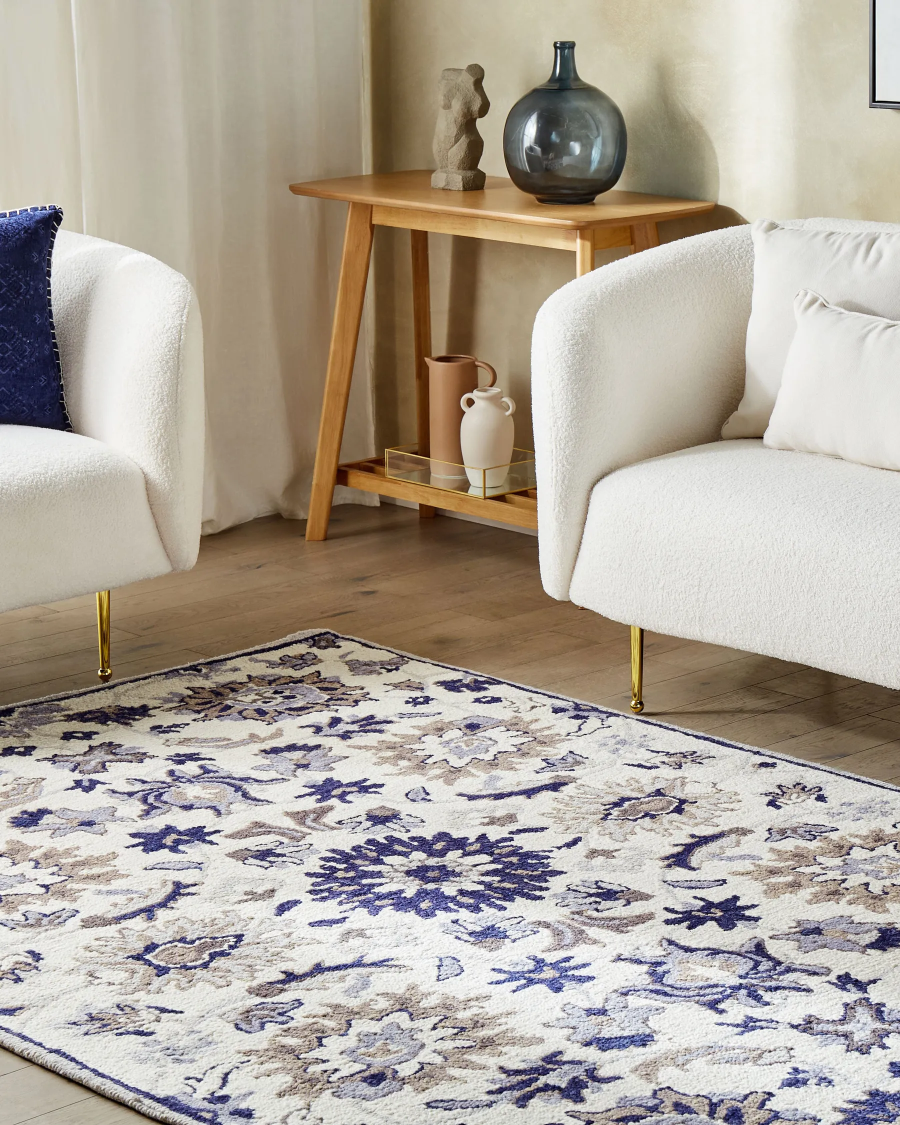 Matto KUMRU Beige 200 x 200 cm Villa_830905