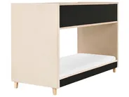 Kerrossänky sametti CHOCQUES 90 x 200 cm Vaaleanbeige_1040717
