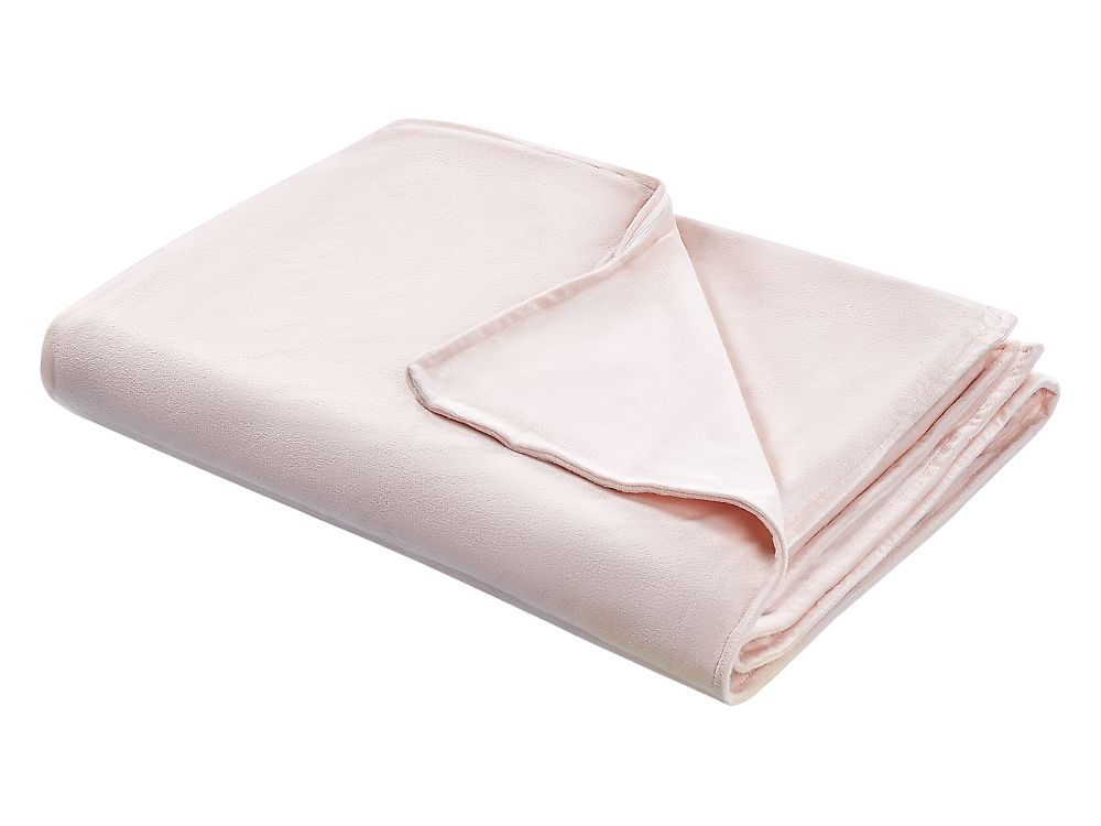 Peiton päällinen RHEA 120 x 180 cm Polyesteri Pastellipinkki