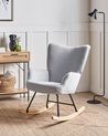 Rocking Chair ARSET Corduroy Light Blue