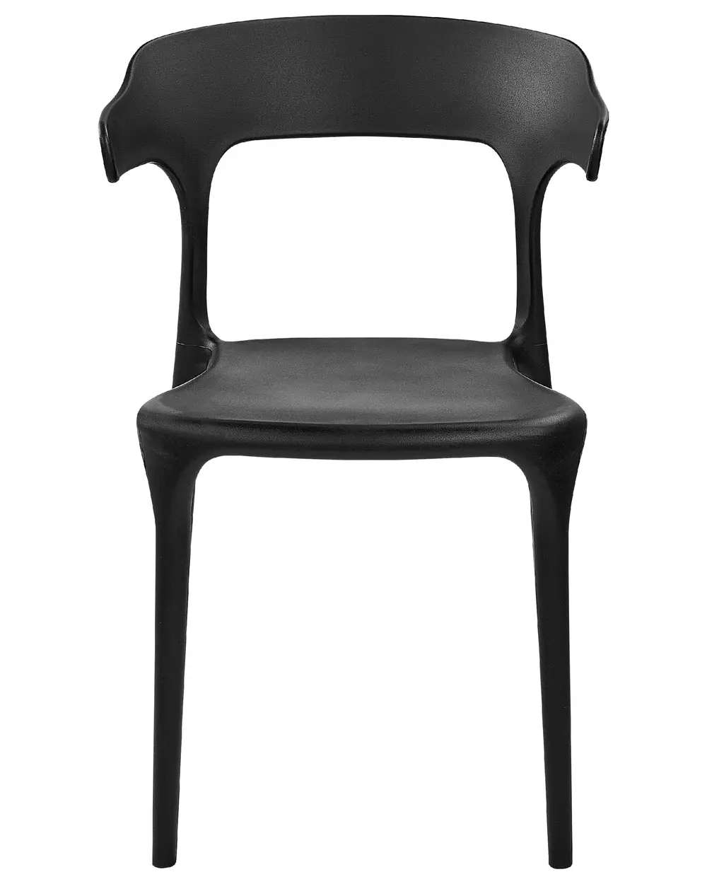 Set of 8 Dining Chairs GUBBIO Black_853013