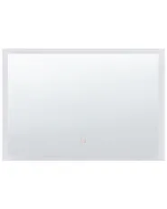 LED Bathroom Mirror ADOUR 80 cm 60 cm Silver_748346