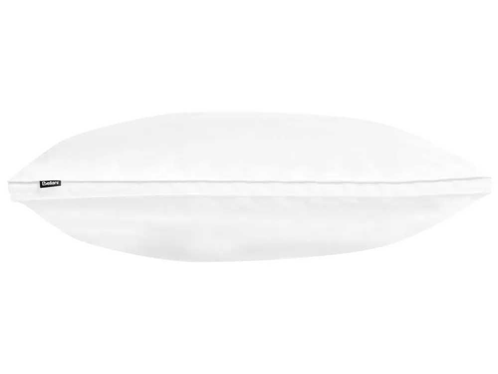 Bed Pillow FELDBERG High 80 x 80 cm Duck Feathers and Down White_1020397
