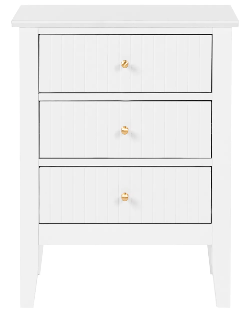 3 Drawer Bedside Table ASSISI White_1135116