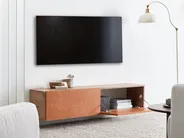 Wall Mounted TV Stand GLADSTONE Red_973685