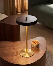 LED Table Lamp EVENLODE with Dimmer Metal Black_1106838