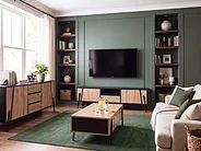 TV-bänk BLACKPOOL Brun/ Svart_1151131