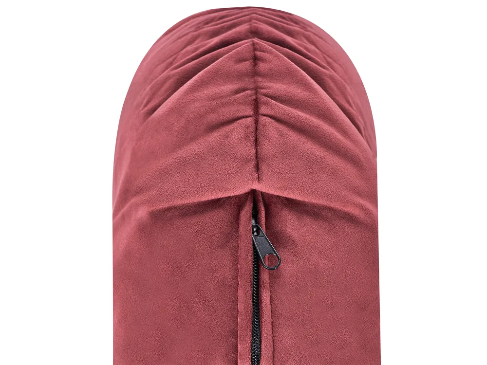 Sofa 3 Seater SKIEN Velvet Dark Red_1034313