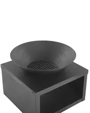 Fire Pit TANARA Metal Black_784029