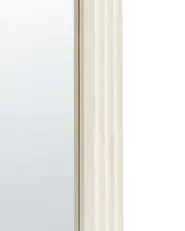 Wall Mirror DIJON 80 cm 170 cm Wood Off-White_995165