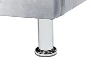 Bed Velvet METZ 90 x 200 cm (EU Single) Grey_861366