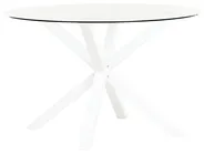 Garden Dining Set 4 Seater MALETTO/BUSSETO Metal White_956914