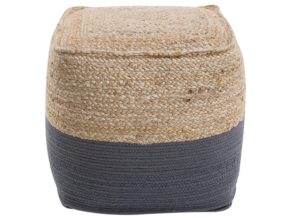Sittpuff KIRAMA Jute Mörkgrå_728780