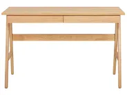 Työpöytä SHESLAY 120 cm 70 cm laatikoilla Vaaleanruskea_810304