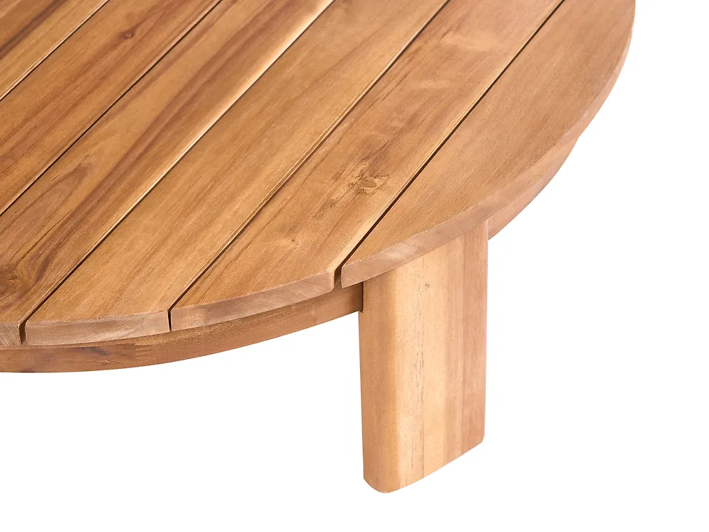 Garden Coffee Table ARZELLO  135 cm 90 cm Acacia Wood Brown_1163933