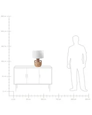 Table Lamp RENARD Paper Rope Natural_1008176