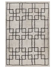 Matto TURHAL Beige 160 x 230 cm Puuvilla_817605