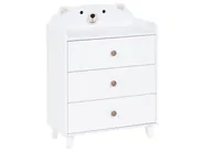 3 Drawer Chest MIMILI 79 cm White_1115555