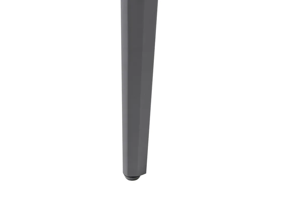 Garden Dining Table SOVARETO 180 cm 90 cm Marble Effect Black Marble_1008407