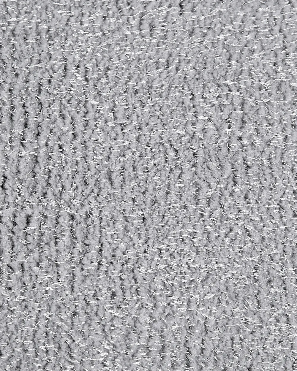 Shaggy Rug DEMRE Light Grey 140 x 200 cm_683526